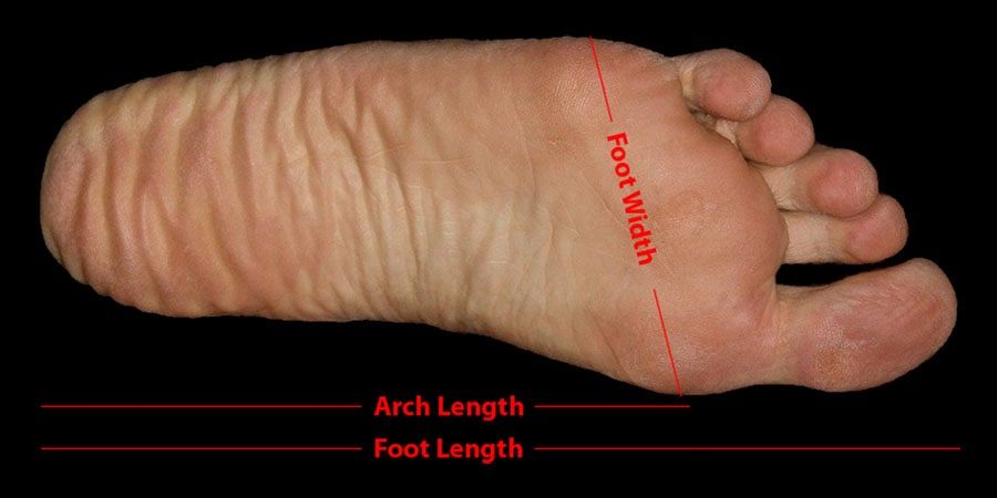 foot measurements